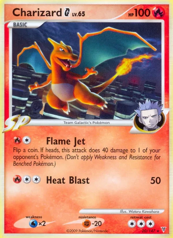 Charizard G 20/147 Supreme Victors Pokémon card