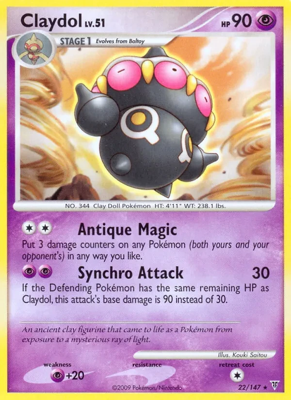 Claydol 22/147 Supreme Victors Pokémon card
