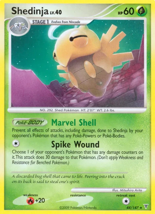 Shedinja 44/147 Supreme Victors Pokémon card