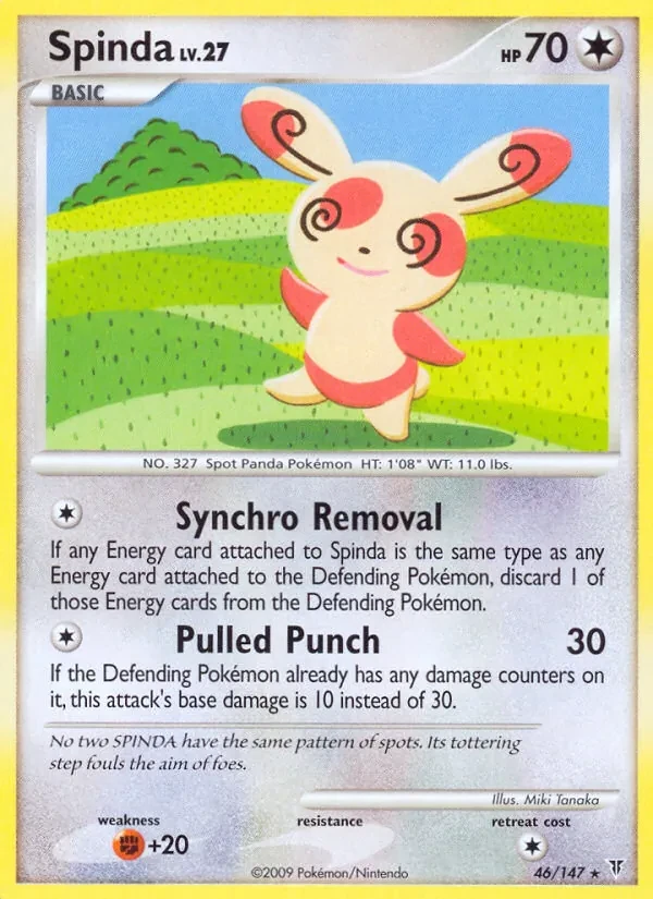 Spinda 46/147 Supreme Victors Pokémon card