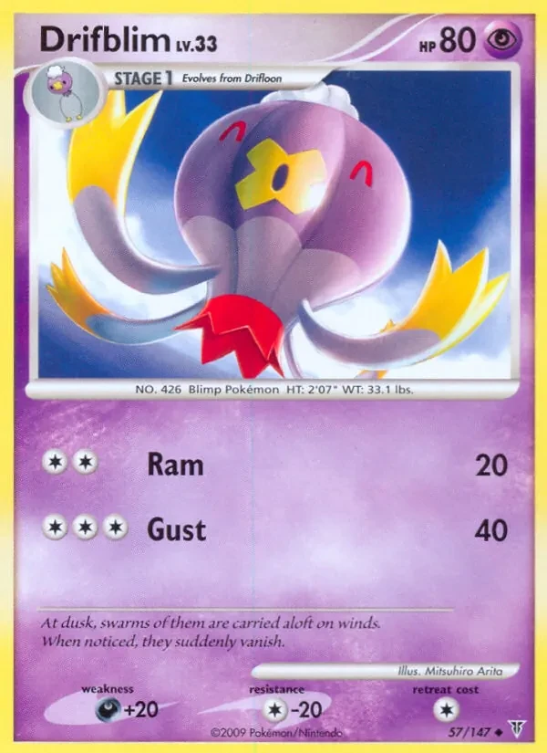 Drifblim 57/147 Supreme Victors Pokémon card