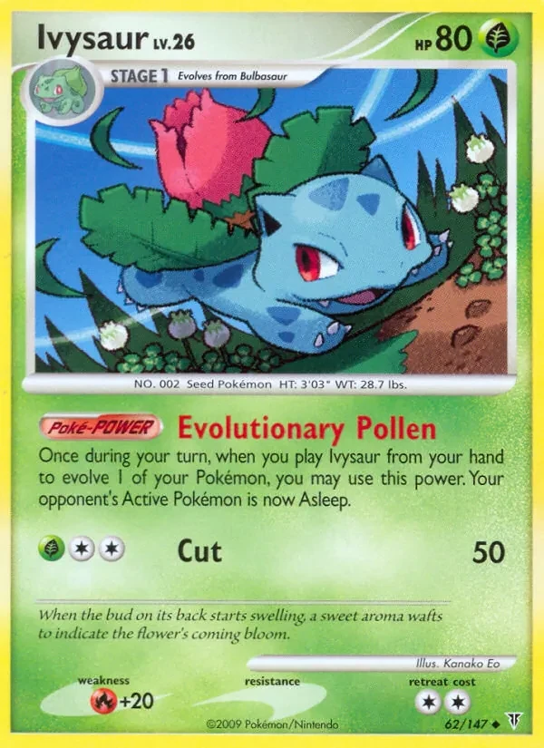 Ivysaur 62/147 Supreme Victors Pokémon card