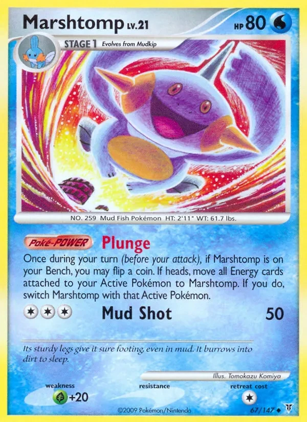 Marshtomp 67/147 Supreme Victors Pokémon card