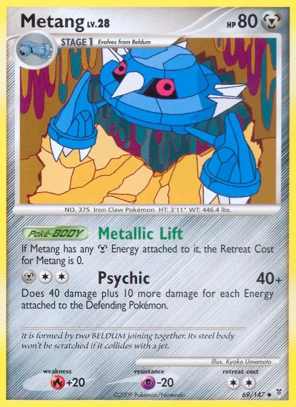 Metang 69/147 Supreme Victors Pokémon card