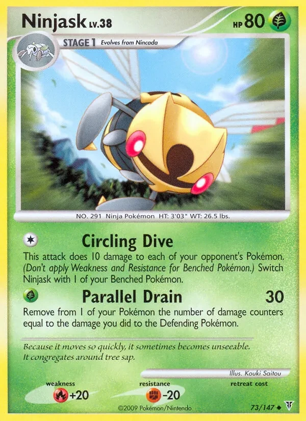Ninjask 73/147 Supreme Victors Pokémon card