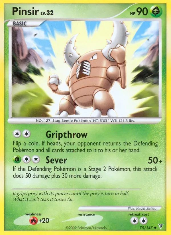 Pinsir 75/147 Supreme Victors Pokémon Karte