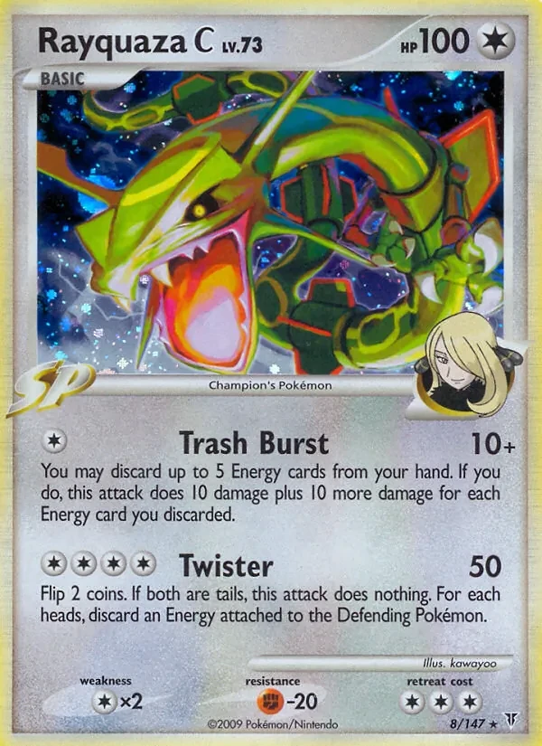 Rayquaza C 8/147 Supreme Victors Pokémon Karte