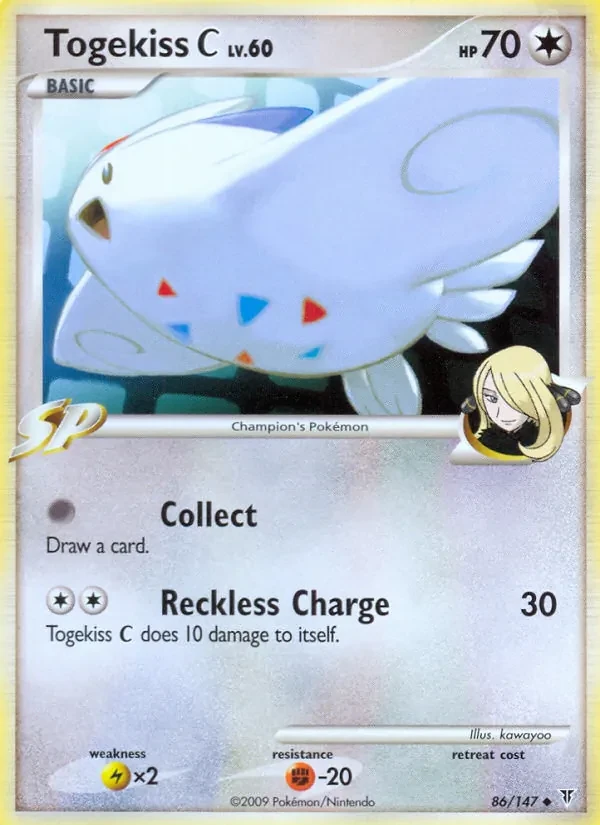 Carte Pokémon Togekiss C 86/147 Supreme Victors