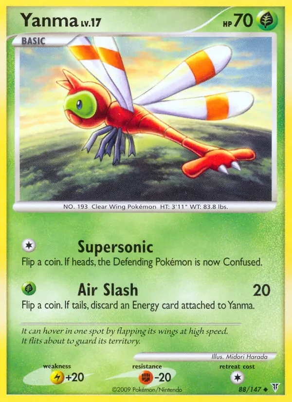 Yanma 88/147 Supreme Victors Pokémon card