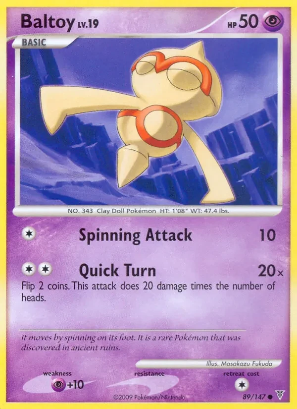 Baltoy 89/147 Supreme Victors Pokémon card