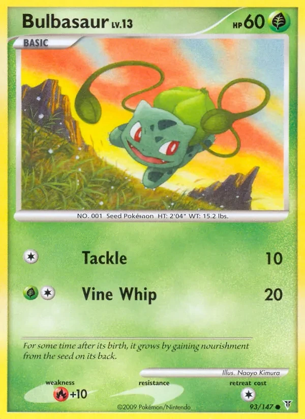 Bulbasaur 93/147 Supreme Victors Pokémon card