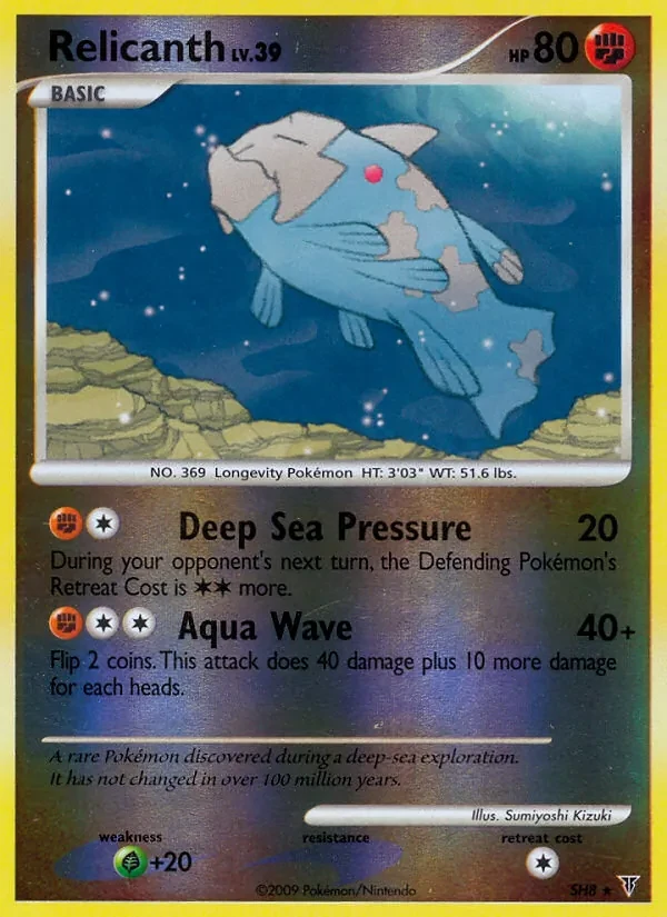 Relicanth SH8 Supreme Victors Pokémon card