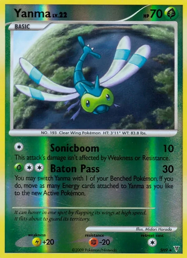 Yanma SH9 Supreme Victors Pokémon Karte
