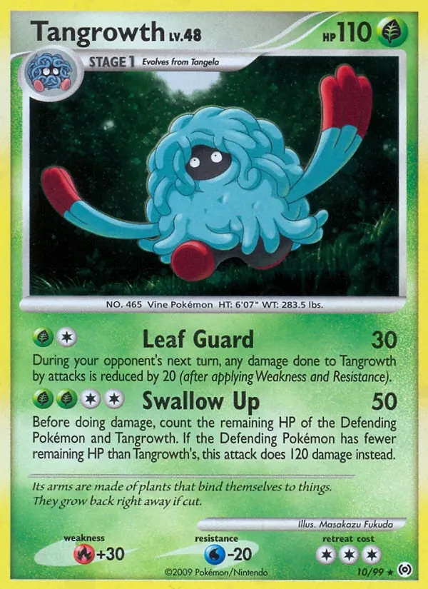 Tangrowth 10/99 Arceus Pokémon card