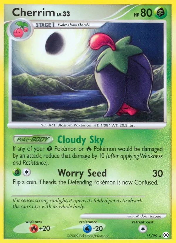 Cherrim 15/99 Arceus Pokémon card