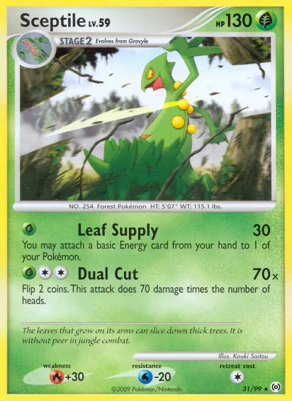 Sceptile 31/99 Arceus Pokémon card