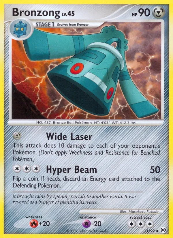Bronzong 33/99 Arceus Pokémon kaart