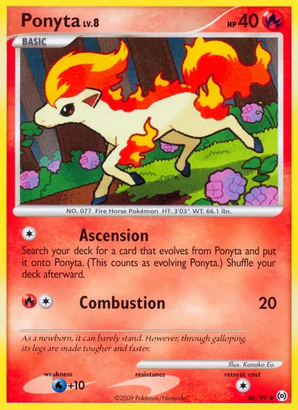 Ponyta 46/99 Arceus Pokémon card