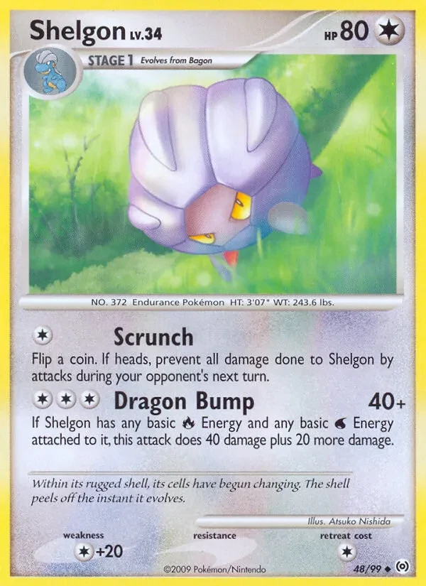 Shelgon 48/99 Arceus Pokémon card