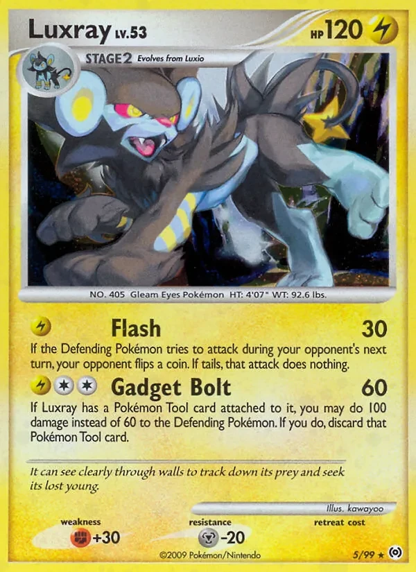 Luxray 5/99 Arceus Pokémon Karte