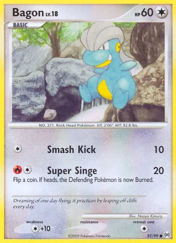 Bagon 52/99 Arceus Pokémon card