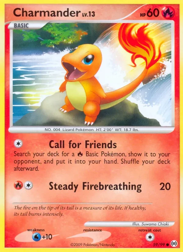 Carte Pokémon Charmander 59/99 Arceus