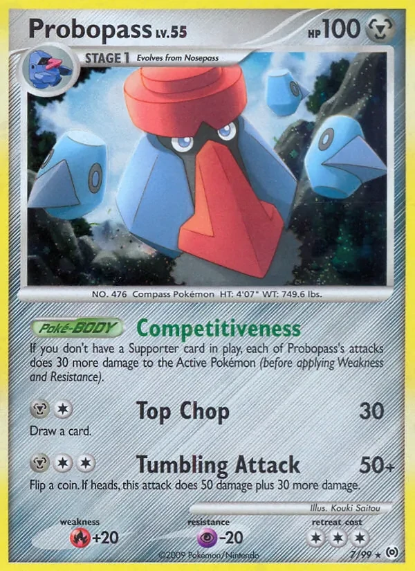 Probopass 7/99 Arceus Pokémon card