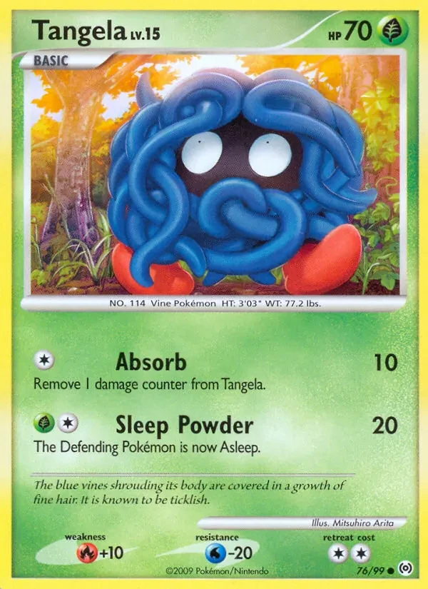 Tangela 76/99 Arceus Pokémon Karte