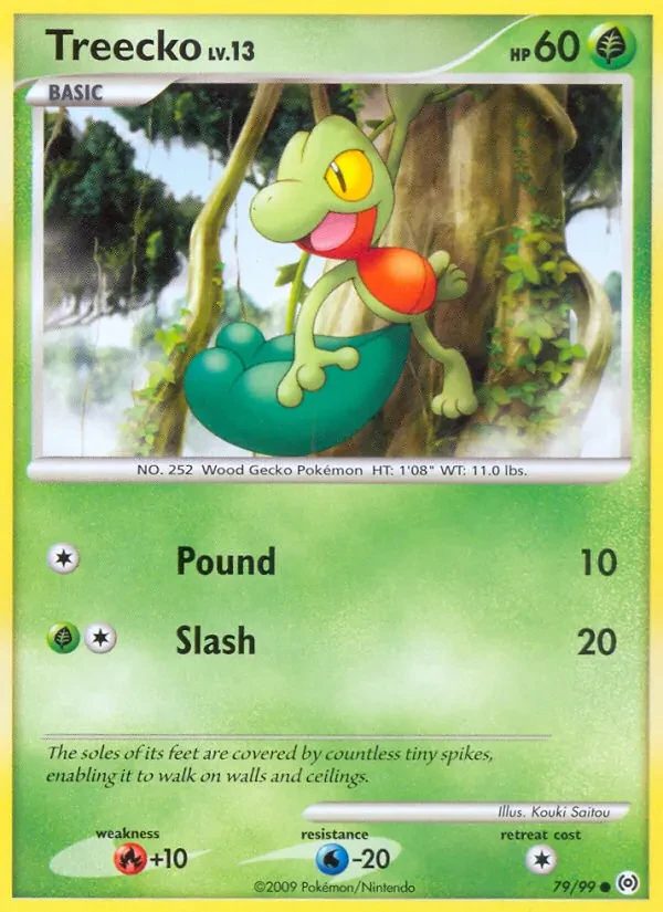 Treecko 79/99 Arceus Pokémon card