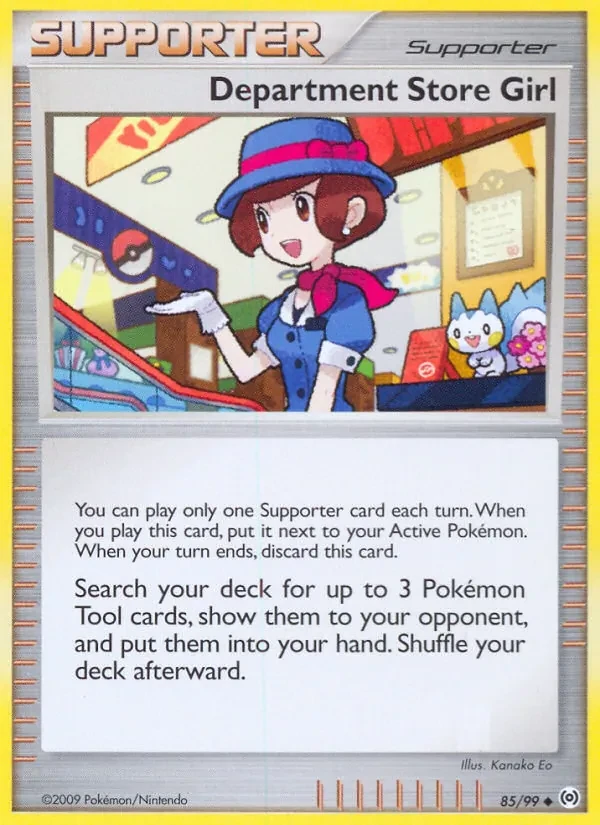Department Store Girl 85/99 Arceus Pokémon card