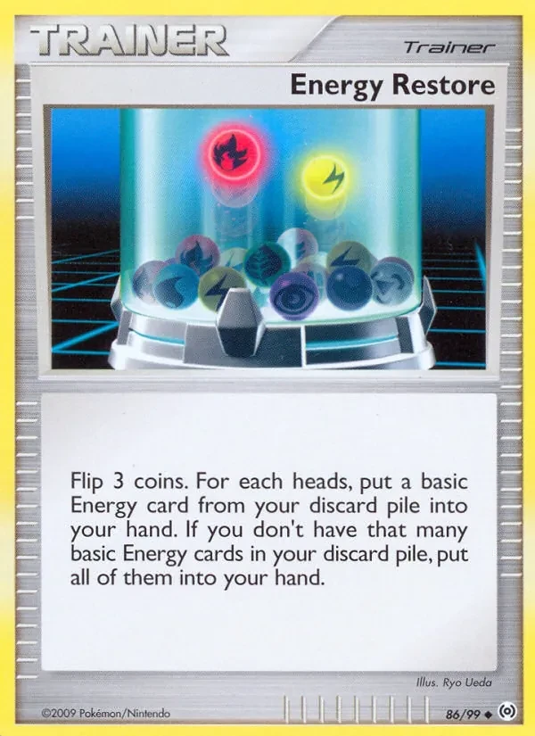 Energy Restore 86/99 Arceus Pokémon card