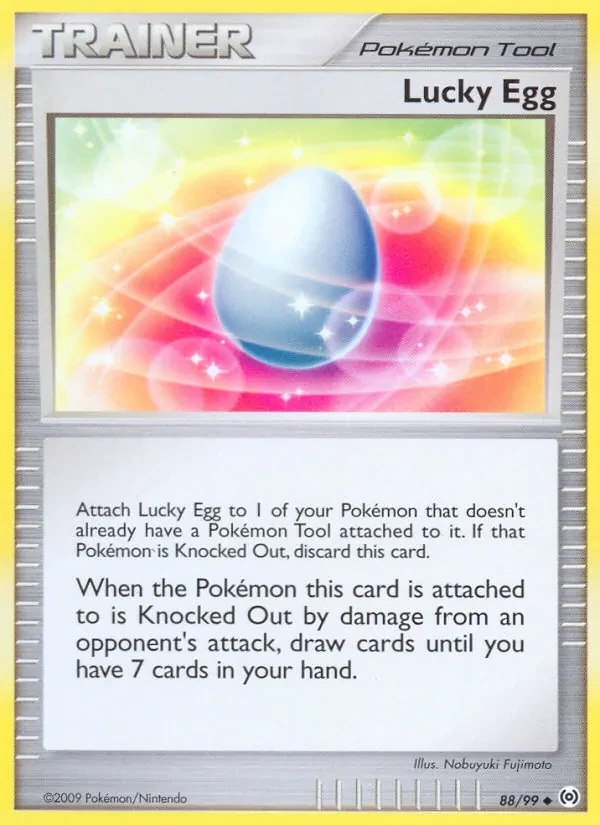 Lucky Egg 88/99 Arceus Pokémon card