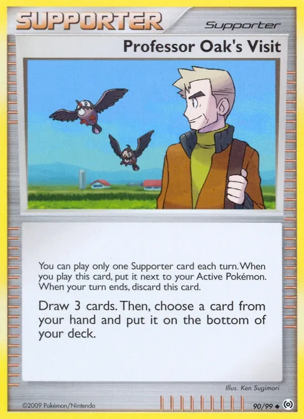 Professor Oak's Visit 90/99 Arceus Pokémon Karte