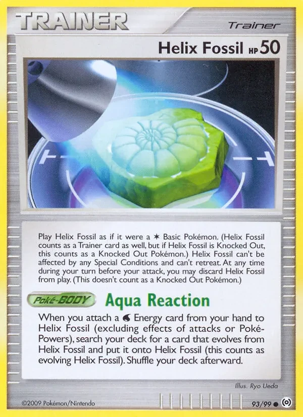 Helix Fossil 93/99 Arceus Pokémon card