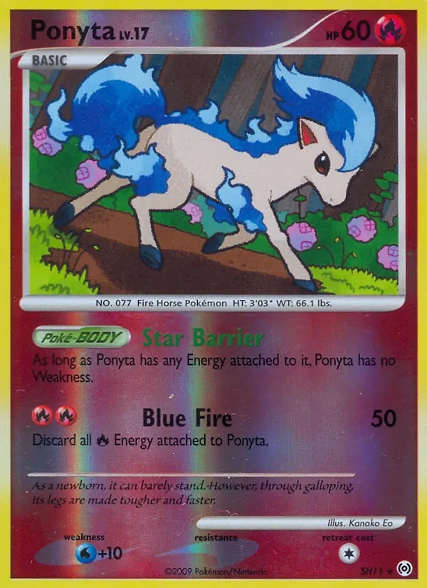 Ponyta SH11 Arceus Pokémon card