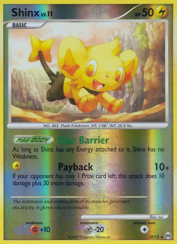 Shinx SH12 Arceus Pokémon card