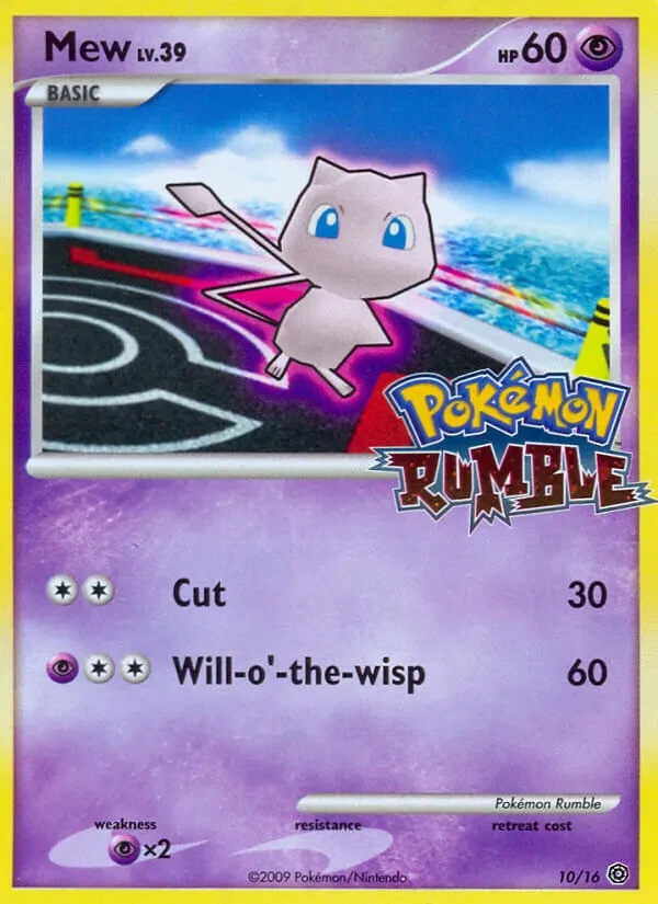 Mew 10/16 Pokémon Rumble Pokémon card