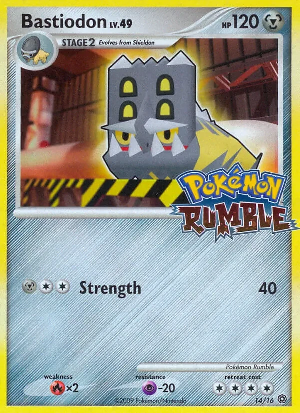 Bastiodon 14/16 Pokémon Rumble Pokémon card