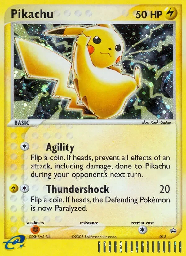 Pikachu 12/40 Nintendo Black Star Promos Pokémon card