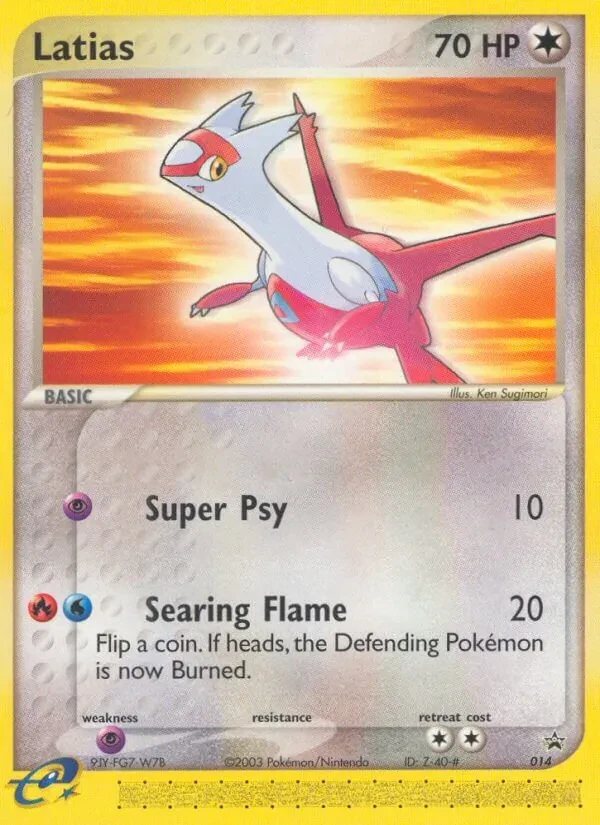 Latias 14/40 Nintendo Black Star Promos Pokémon Karte