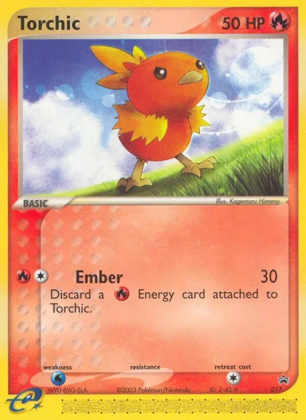 Torchic 17/40 Nintendo Black Star Promos Pokémon card
