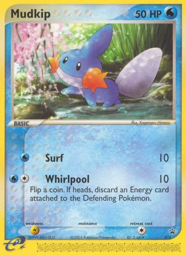 Mudkip 18/40 Nintendo Black Star Promos Pokémon card