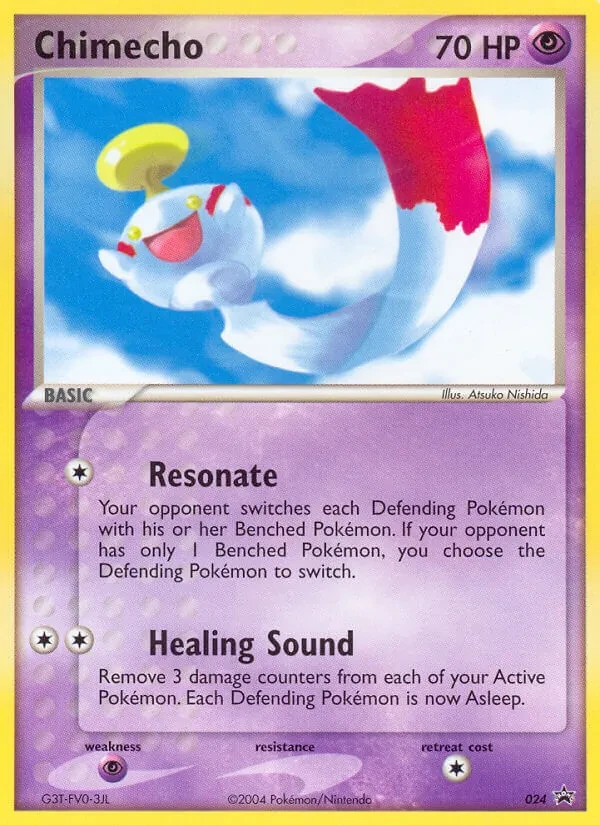 Chimecho 24/40 Nintendo Black Star Promos Pokémon card
