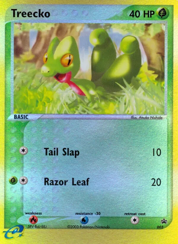 Treecko 3/40 Nintendo Black Star Promos Pokémon card
