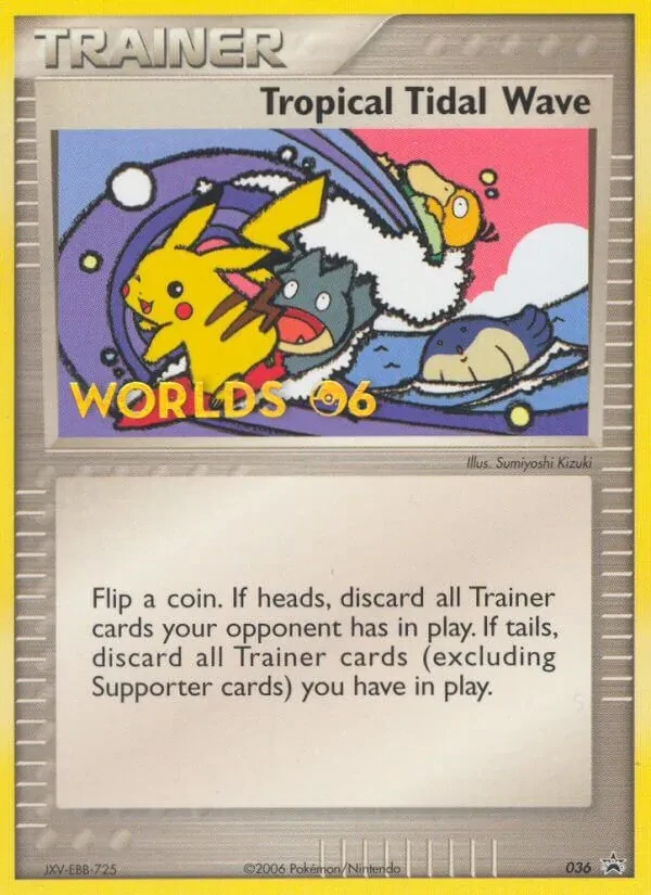 Tropical Tidal Wave 36/40 Nintendo Black Star Promos Pokémon Karte