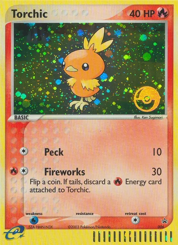 Torchic 6/40 Nintendo Black Star Promos Pokémon card