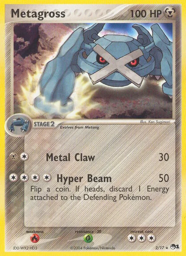 Metagross 2/17 POP Series 1 Pokémon card