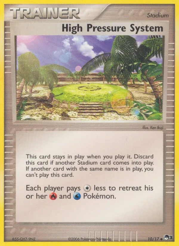 High Pressure System 10/17 POP Series 3 Pokémon card