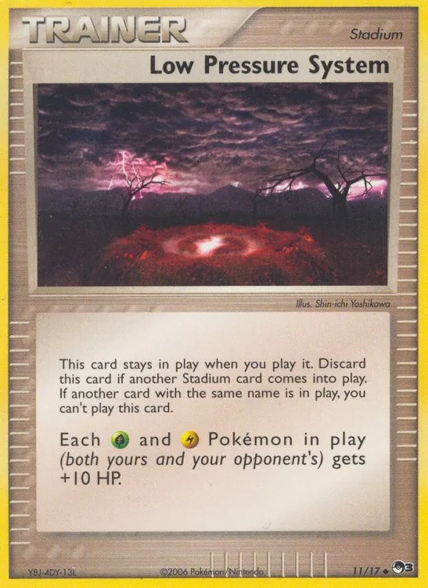 Low Pressure System 11/17 POP Series 3 Pokémon card
