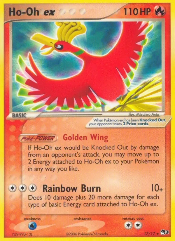 Ho-Oh ex 17/17 POP Series 3 Pokémon Karte